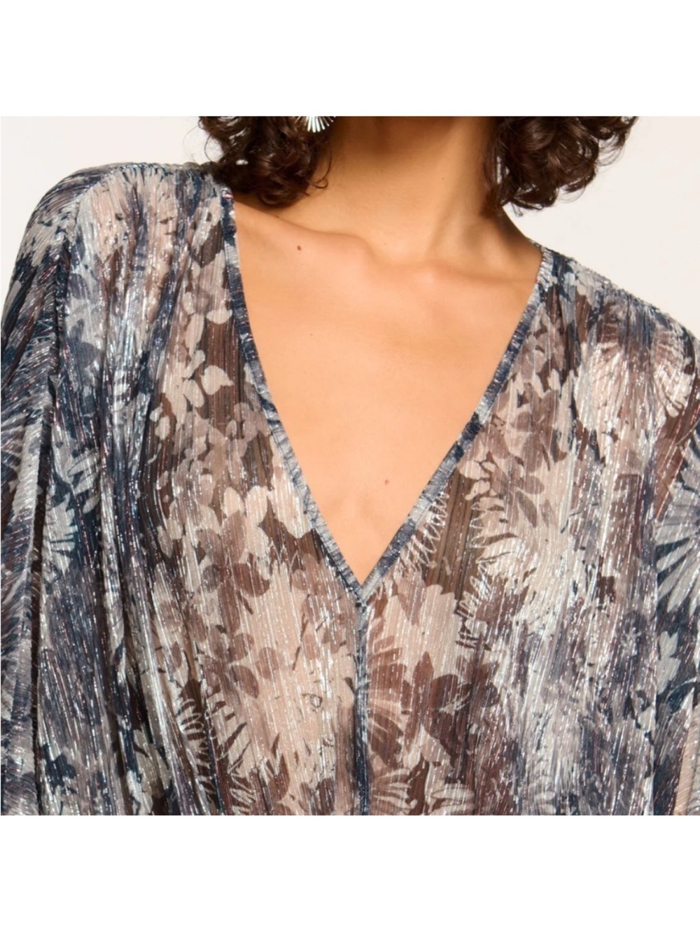 Ramy Brook Margot V-neck Bodysuit - Picture 7 of 9